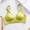 Green, variant on Women' s Solid Color Seamless Push-Up Bra Ribbed Comfort Fit Everyday Underwire-Free Supportive Lingerie for All-Day Wear Size XL