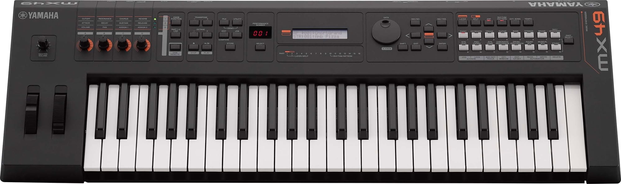 Yamaha MX49 BK Keyboard Synthesizer Black Walmart Canada