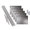thumbnail image 1 of FASÄDE Monaco Decorative Vinyl Backsplash 15 sq ft Kit in Galvanized Steel, 1 of 6