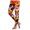 Orange, variant on mgoYE Halloween Sweat Pants Women High Waisted Stretchy Soft Holiday Patterned Tights Workout Yoga Pants Women Legging Size M