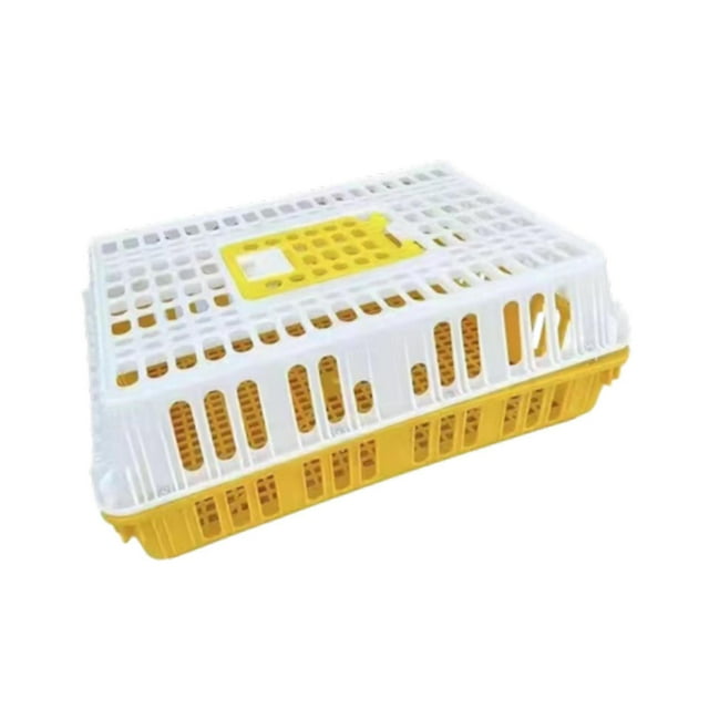 Portador de aves de corral Cajón portador de pollo Cajón robusto para pollos Gallinas Conejos 75x55x27cm