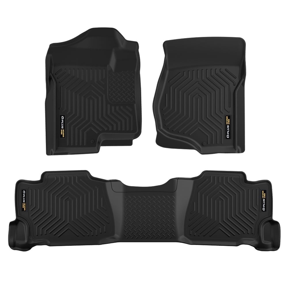 Toyota Corolla Cross floor mats black velor with logo