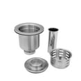 thumbnail image 1 of Azuni Passoire de Cuisine en Acier Inoxydable 3 1/2 Pouces x 4 3/8 Pouces ST03, 1 of 8