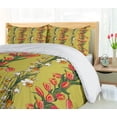 thumbnail image 5 of Ambesonne Floral Duvet Cover Set, Tulips and Daffodils Pattern, 2-Calking, Khaki Multicolor, 5 of 7