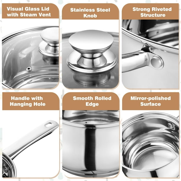 Walchoice 13-Piece Cookware - Walmart Business Supplies