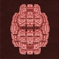 thumbnail image 1 of Ahgly Company Machine Washable Indoor Square Transitional Cherry Red Area Rugs, 4' Square, 1 of 7