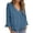 Blue, variant on T Shirts for Women Summer Ruffle Long Sleeve V Neck Casual Loose Comfy Work Blouse Tee Womens Tops Green XXL