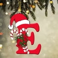 thumbnail image 1 of Colgante Navideño 2D Acrílico con Letra Inicial | Regalo Decorativo para Fiestas Navideñas Familiares | Colgante con Inicial | Acrílico | 8 Cm, 1 of 6