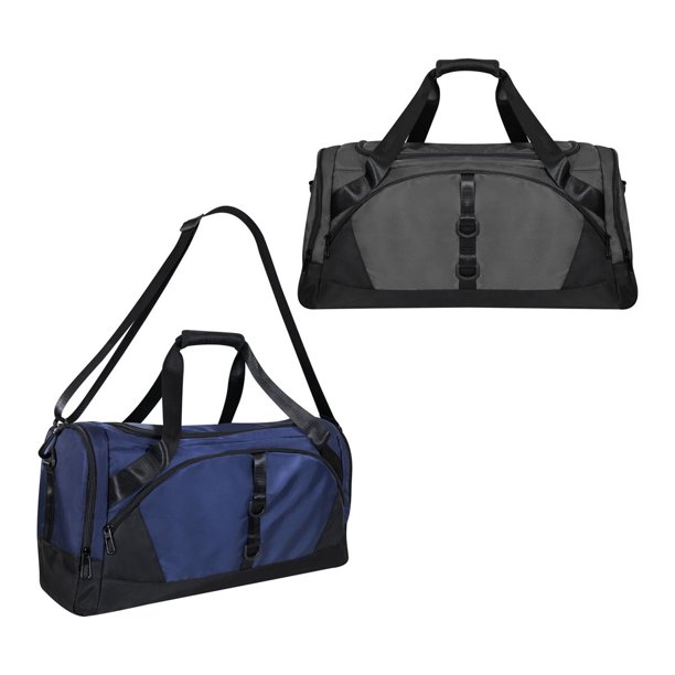 Paquete 15 piezas Maleta con zapatera, bolsillo impermeable azul 55 x 24 x 30