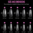 thumbnail image 2 of Long Clear Nail Tips Kit, 500 Pcs Acrylic Long Sharp Nail Tips, False Nails with Nail Glues & Nail File for DIY Nail Salon, 2 of 8