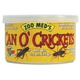 thumbnail image 2 of Zoo Med Can O' Crickets for Reptiles and Birds [Aquarium Carnivore Food, Marine,  Tropical Fish Food, Reptile Bearded Dragon, Crickets and Insects, Snake Food] 4.8 oz, 2 of 5