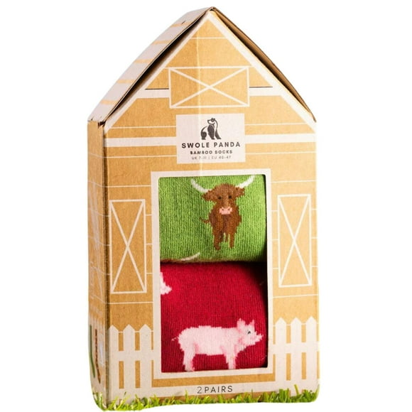 Swole Panda Barn Sock Box - 2 Pack
