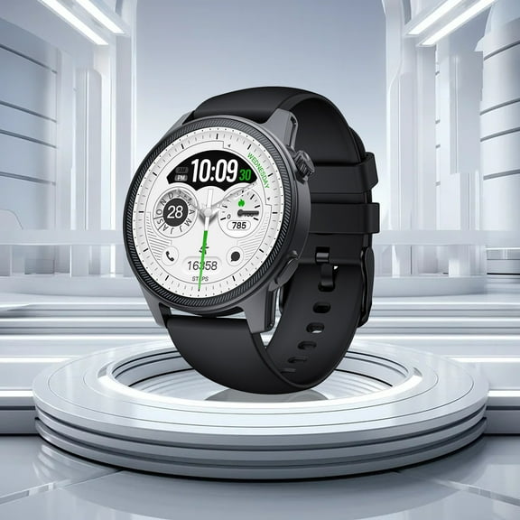 Smart Watch for Men Women(Answer/Make Call),1.43"AMOLED Touchscreen Display Smart Watch with Soft and Comfortable Silicone Strap for iPhone/Android/Samsung,IPX68 Waterproof