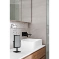 thumbnail image 5 of Aptations Rectangular Standing Mirror (10" x 6") - 1X & 3X Magnification | Double-Sided Portable Vanity Mirror | Decorative Makeup Mirror for Bedroom & Bathroom (Matte Black), 5 of 7
