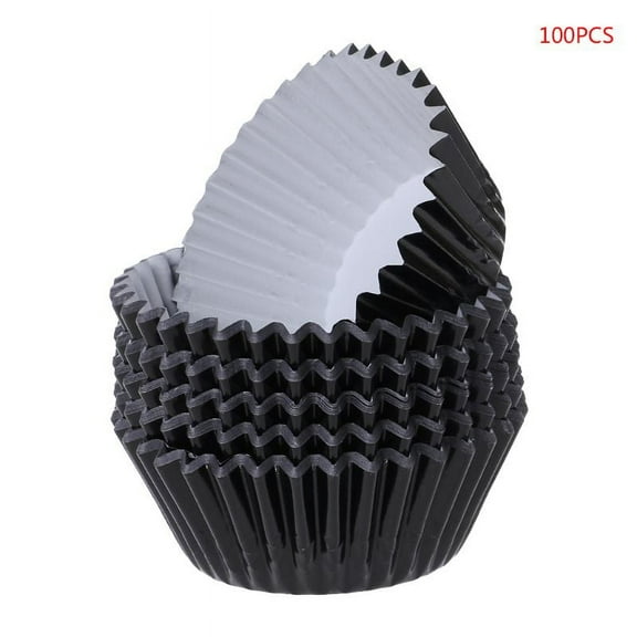 100pcs Paper Cupcake Cup Aluminium Foil Muffin Baking Cups Liners Cupcakes for C