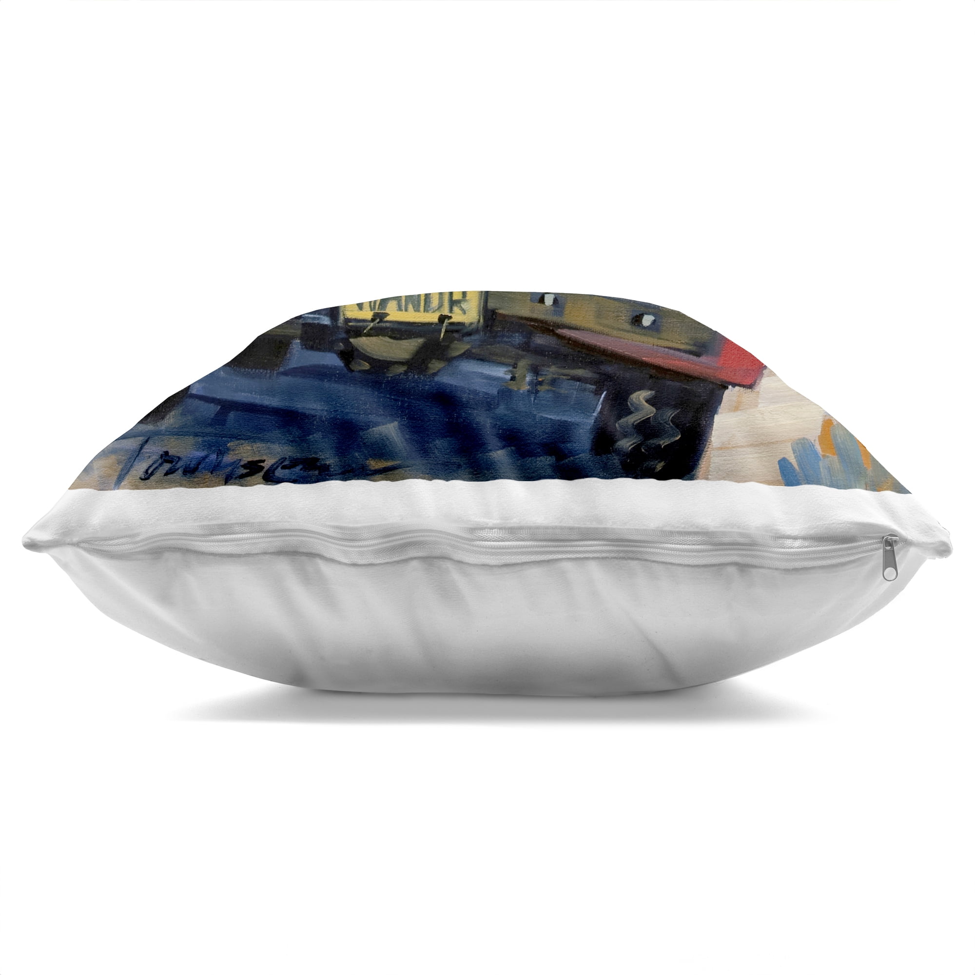 Stupell Industries Wander Truck Through Wheat Grass Decorative Printed Throw Pillow, design by CR Townsend, 18 x 7 x 18