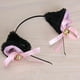 thumbnail image 4 of Conjunto de cosplay de gato negro, guantes, orejas, horquilla, cola, pajarita, disfraz, 4 of 9