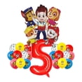 thumbnail image 2 of Juego de globos de papel de aluminio de dibujos animados de la patrulla canina, suministros de fiesta de cumpleaños para niños, regalo de juguete, Ryder, Chase, Marshall, Skye, 1 Juego, 2 of 5