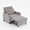 Light Gray, variant on EBQOSK Futon Chair Bed Convertible Chair 3-in-1 Pull Out Sleeper Chair Beds with USB Ports,Wear-resistant and Anti-scratch, Armchair Bed Sleeper for Living Room Blue