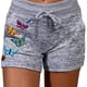 thumbnail image 1 of Butterfly Pattern Drawstring Shorts, Casual Dual Pockets Shorts For Spring & Summer, Women's Clothing, 1 of 4