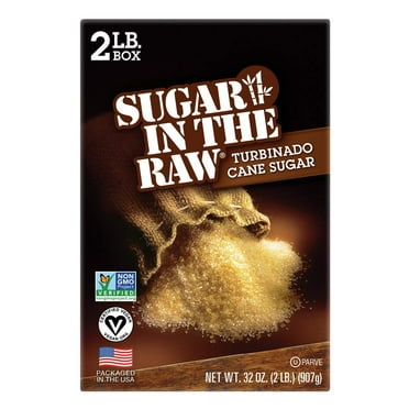 Sugar In The Raw Turbinado Cane Sugar 2 lb Pack of 2