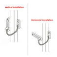 thumbnail image 5 of Chain Door Guard with Screws for Door , 5.04", Stainless Steel, 2pcs, 5 of 5