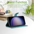 thumbnail image 2 of S23 Plus Case Wallet,for Galaxy S23 Plus Wallet Case,Card Holder Leather Kick-Stand Flip Cases Protector,Wrist Strap, Closure,Shockproof Protective Cover for Samsung S23+ Plus (Green), 2 of 14