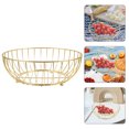 thumbnail image 4 of Metal Wire Fruit Basket Hollow out Delicate Fruit Container Snack Basket, 4 of 7