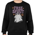 thumbnail image 2 of Ghost Free Spirit Sweatshirt Unisex Large Black, 2 of 5