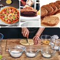 thumbnail image 5 of Corte de harina de acero inoxidable Sailing 2 piezas con mango de madera herramientas de cocina, 5 of 5