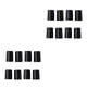 thumbnail image 3 of Clips de bloqueo de estante Advancent 8 piezas Surtido de Alambre Negro, 3 of 6