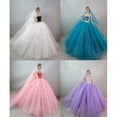 thumbnail image 2 of Alician Tenue de Soirée Élégante Princesse Grande Queue Robe de Mariée Noble Robe de Fête Tenue de Poupée Meilleur Cadeau, 2 of 9