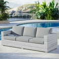 thumbnail image 4 of Modway Convene Outdoor Patio Sofa in Light Gray Gray, 4 of 8