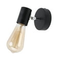 thumbnail image 1 of Aplique De Pared, Estilo Moderno Negro Mate E26 E27, Lámpara De Pared De 85 A 265 V, Hierro De ángulo Ajustable De 60 W Para Techo, 1 of 7