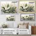 thumbnail image 4 of Designart "Wonders Of Contemporary White Botany" Plants Floater Framed Wall Art Living Room, 4 of 5