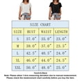 thumbnail image 2 of Askfv Womens U-Neck Top Casual Loose Summer Tee Shirts Short Ruffle Sleeve T-shirt Blouses, 2 of 6