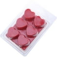 thumbnail image 6 of MILIVIXAY Wax Melt Containers-6 Cavity Clear Empty Plastic Wax Melt Molds-25 Packs Heart Shape Clamshells for Tarts Wax Melts., 6 of 9