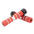 thumbnail image 3 of Clavijas de Aluminio para Bicicletas, Clavijas Antideslizantes para Bicicletas, Pedales Traseros con Luces de Advertencia Nocturna para Bicicletas de Montaña 2PCS, 11.7cm Rojo, 3 of 5