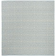 thumbnail image 6 of SAFAVIEH Montauk Alicia Geometric Cotton Area Rug, Light Blue/Ivory, 5' x 8', 6 of 10