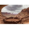 thumbnail image 2 of Paulson, Don 24x17 White Modern Wood Framed Museum Art Print Titled - UT, Canyonlands NP Anasazi ruin with lightning, 2 of 4