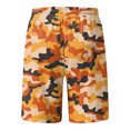 thumbnail image 3 of ZMHEGW Quick-Drying Shorts Men Board Shorts Camouflage Orange M, 3 of 4