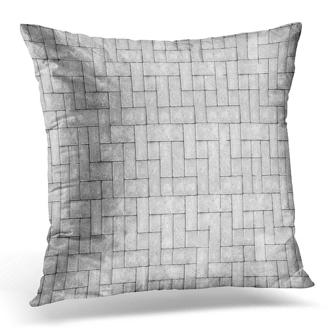 Pillow Decorative Throw Grunge Bricks Black White Pillow Decorative Throw Grunge Bricks Black White