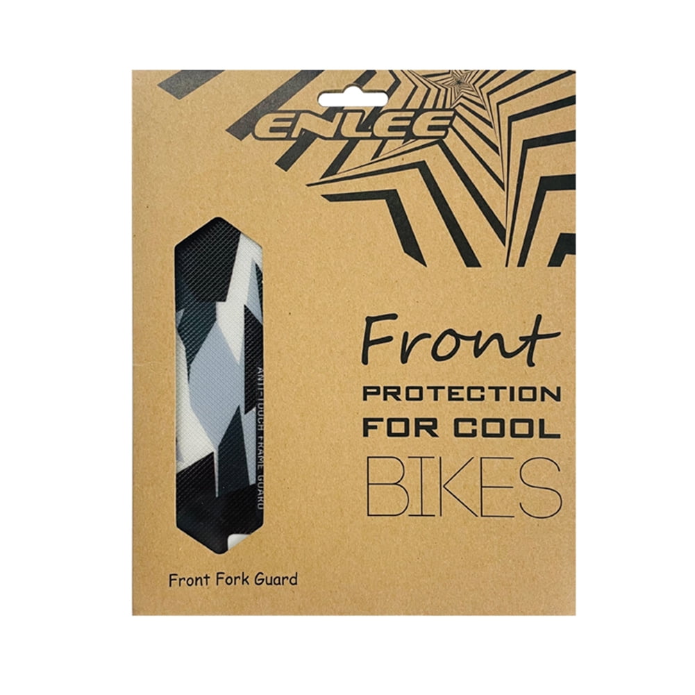 BLEEUS 3D Protective Stickers Mtb Professional Front Fork Protective St Cycling Essentials (A)