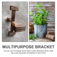 thumbnail image 3 of Raindrops Planter Stands For Display Terrarium Supplies Dark Brown 1Pack, 3 of 8