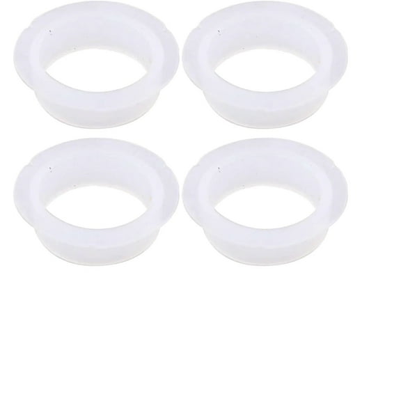 Tesla Model 3, Y, S, X Parking Assist Sensor O-Rings, Set of 4, White / Clear