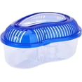 thumbnail image 1 of HUGFEGWE Tadpole Tank Critter Color Portable Turtle Tank,Turtle Breeding Box with Handle Cover,Small Plastic Reptile Habitat Container Turtle Drying Platform Critter Keeper Jumping Spider CJCA-132631, 1 of 9