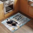 thumbnail image 3 of Please Seat Yourself Washable Small Entryway Area Rugs 2'x3', Panda in Toilet Low Pile Throw Rug Non-Slip Sturdy Edge Binding Carpet for Front Door Floor Room Entry, 3 of 9