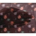 thumbnail image 4 of oneOone Viscose Chiffon Fabric Ikat Style Kasuri Print Fabric By The Yard 42 Inch Wide, 4 of 4