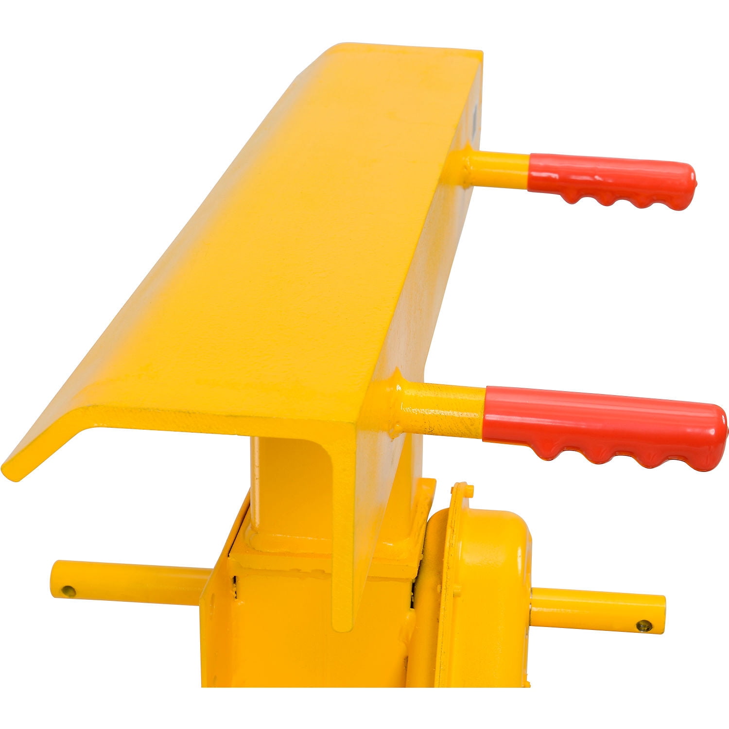 Global Industrial 985433 Hand Crank Trailer Jack Stand with Semi-Pneumatic Wheels, 100000 lbs