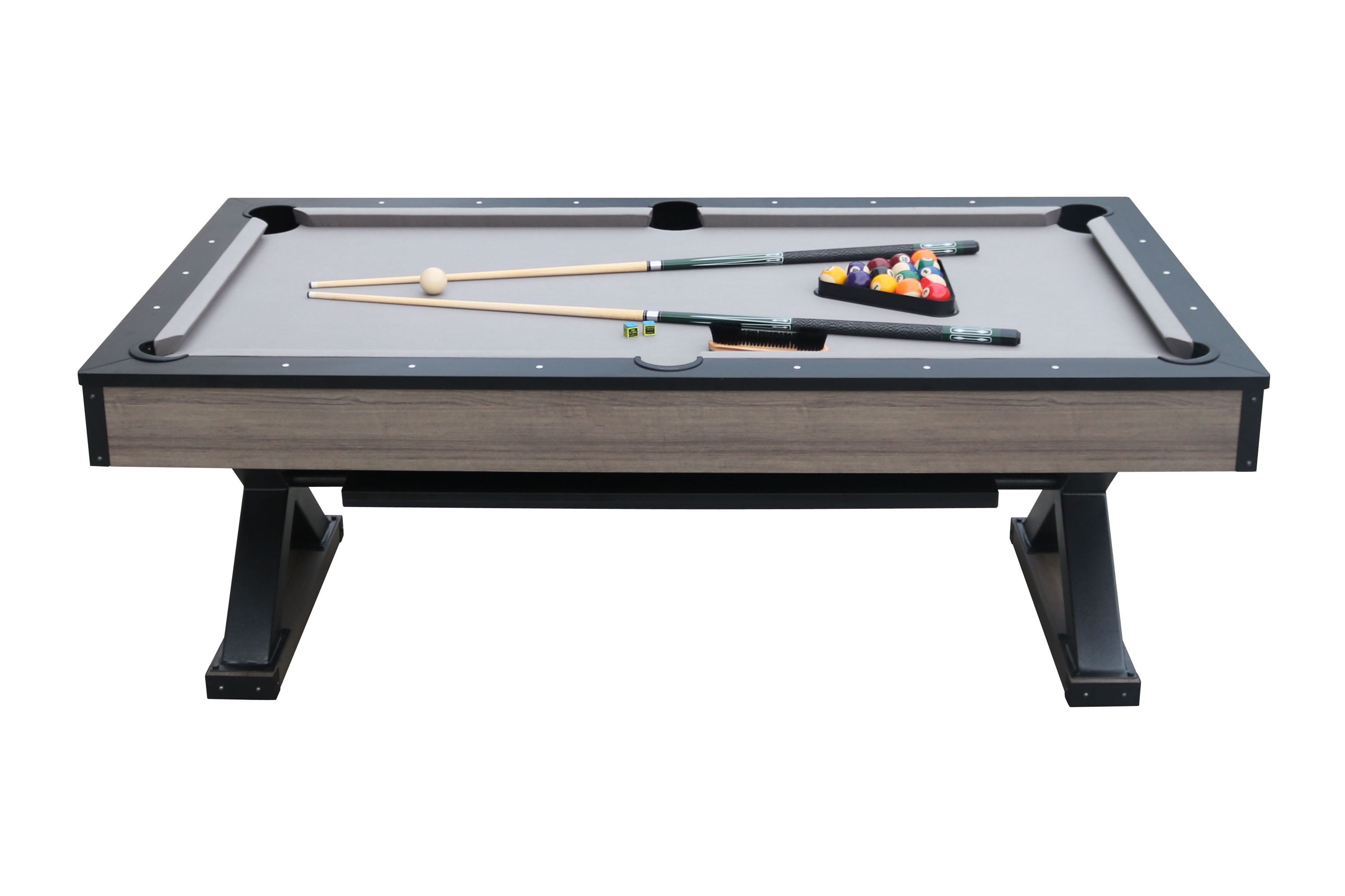 7ft Pro-Am Pool Table in Black – D&L Billiards